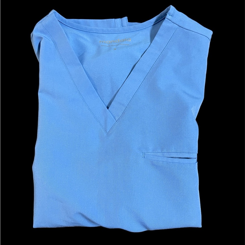 Mandala Scrubs Cecil Blue Size Medium
